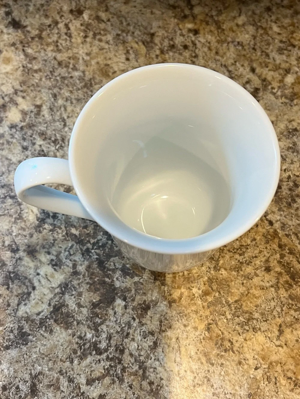 Pottery Barn Classic White Porcelain Coffee Mug - Elegant Everyday Cup